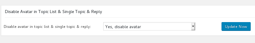 disable bbpress avatar